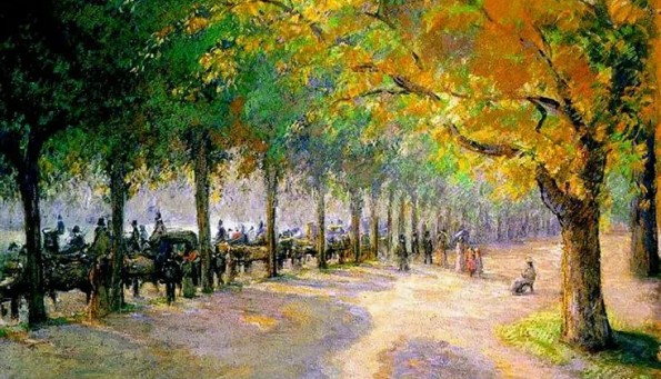 Camille Pissarro, Hyde Park Londra, 1890